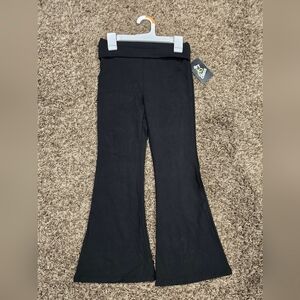 Art Class Girls NWT Black Flared Pants Leggings Size S